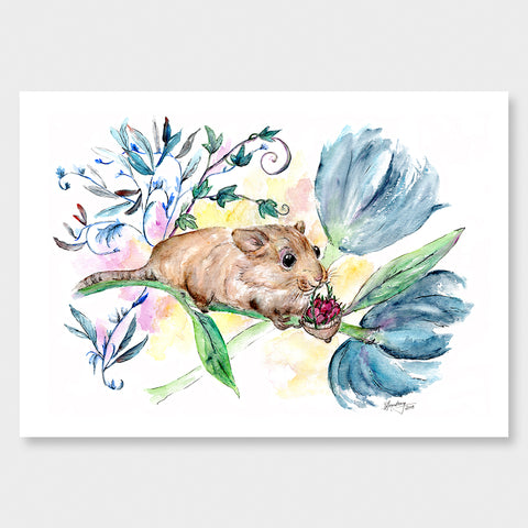 'Harvest Mouse' Art Print