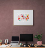 'Florals and Vines' Art Print